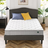 ZINUS 8 Inch Comfort Support Cooling Gel Hybrid Mattress, Full, Tight Top Innerspring Mattress, Motion Isolating Pocket Springs, Mattress in A Box Zinus