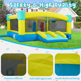 HOMMOW Big Bounce House,15 x 14.8 FT Inflatable Bounce Castle for Kids 3-12,Outdoor/Indoor Bouncy House with Blower,Slides,Obstacles,Trampolines,Basketball Hoop HOMMOW