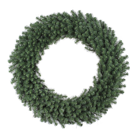 Vickerman 42" Unlit Douglas Fir Artificial Christmas Wreath with PVC Tips - Big Outdoor Rated Christmas Wreath for Front Door or Mantel - Seasonal Holiday Decor Vickerman