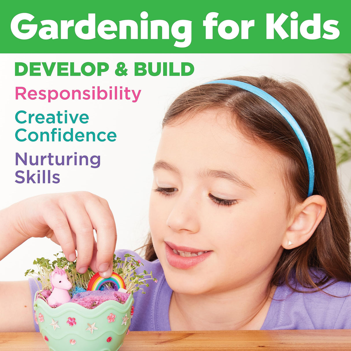 Creativity for Kids Mini Garden: Magical Unicorn Terrarium Kit - Unicorn Gifts for Girls, Kids Craft and Toy, Unique Gifts for Kids (Ages 6+) Creativity for Kids