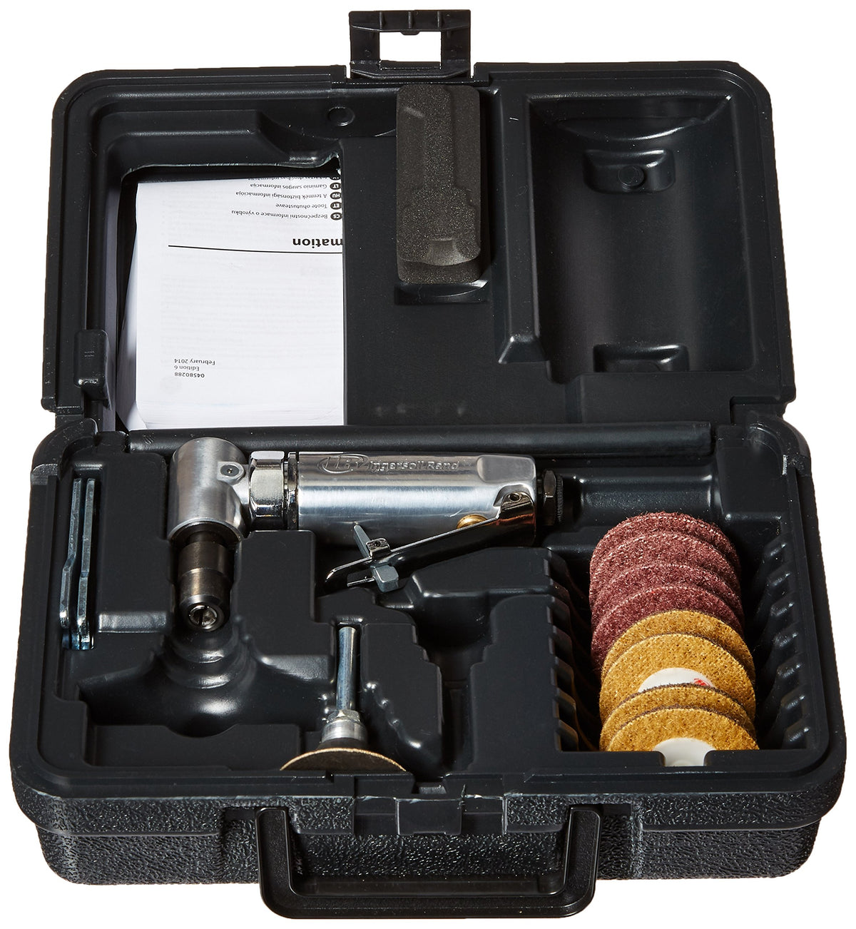 Ingersoll Rand 301B2MK Angle Die Grinder Kit, 1/4-Inch, 21,000 rpm Ingersoll Rand