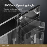 KAER 5 Gun Safe, Quick Access Gun Safe for Rifles and Pistols, Home Gun Rifle Safe with Separate Lock Box, Heavy Duty Large Gun Locker Cabinet with Hooks and Gun Rack for Shotguns, Assembled KAER