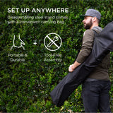 Best Choice Products Adjustable Portable Hammock Stand, Outdoor Patio Weather-Resistant Steel for 9-14ft Hammocks w/Hanging Hooks, Powder-Coated Finish, Carrying Bag, 450lb Weight Capacity Best Choice Products