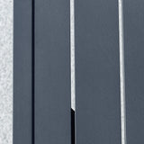 Outsunny 4 Piece Patio Furniture Set, Aluminum Conversation Set, Outdoor Garden Sofa Set with Armchairs, Loveseat, Center Coffee Table and Cushions, Dark Grey Outsunny