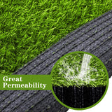TURSTIN 6 Packs Artificial Grass Square Mat 12 x 12 Inch Fake Grass Turf Patch with Drainage Hole Synthetic Garden Grass Tiles Realistic Grass Rug for DIY Indoor Outdoor TURSTIN