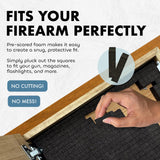 Customizable Family Name Concealment Shelf - Handcrafted Hidden Gun Safe with Magnetic Lock - Quick Access Gun Concealment Decor - Custom, Laser Engraved Wood Gun Cabinet By Bellewood Designs Bellewood Designs