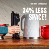 George Foreman 2-Serving Classic Plate Electric Indoor Grill and Panini Press, Black, GRS040B George Foreman