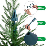 Christmas Tree Topper Holder,Universal Twist On Tree Topper Supporter,Christmas Tree Topper Stabilizer Fits All Base Tree Types (Green) Adnee