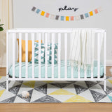Davinci Union 4-in-1 Convertible Crib in White, Greenguard Gold Certified DaVinci