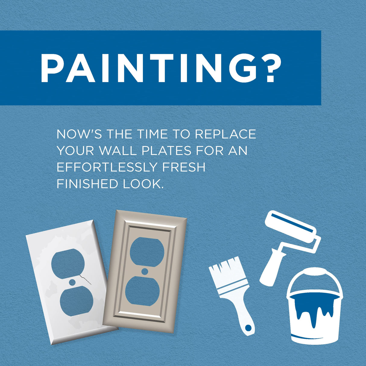 Franklin Brass W35265-PW-C Classic Beadboard Single Wall Plate, Switch Franklin Brass