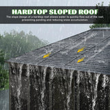 Domi 12x15FT Outdoor Sunroom, All-Season Solarium Gazebo with Galvanized Steel Roof, 4 Sliding Doors, Detachable PVC Screen, Aluminum Permanent Sun Room for Patio Deck Garden domi outdoor living