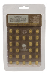 Walnut Hollow HotStamps Mini Lowercase Alphabet Set for Branding and Personalization of Wood, Leather, and Other Surfaces Walnut Hollow