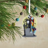 Hallmark Disney Tim Burton's The Nightmare Before Christmas Jack and Sally on Tombstone Christmas Ornament (0003HCM0845) Hallmark