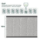 ZINUS 10 Inch Comfort Support Cooling Gel Hybrid Mattress, Twin, Tight Top Innerspring Mattress, Motion Isolating Pocket Springs, Mattress in A Box Zinus