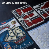 CubicFun 3D Ship Puzzles for USS Constitution Sailing Boat Models for Adults and Teens Toys, 193 Pieces CubicFun