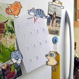 16 Pcs Cat Diamond Painting Magnets Kits,Funny Diamond Art Fridge Magnet Refrigerator Sticker Diamond Painting kit for Beginners Adults DIY Art Craft Gifts Home Decors (Funny Cats) Bulerrylulu