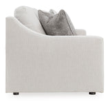 Signature Design by Ashley Maitelynn Contemporary Sofa with Accent Pillows, Reversible Cushions and Sloped Arms, Light Gray Signature Design by Ashley