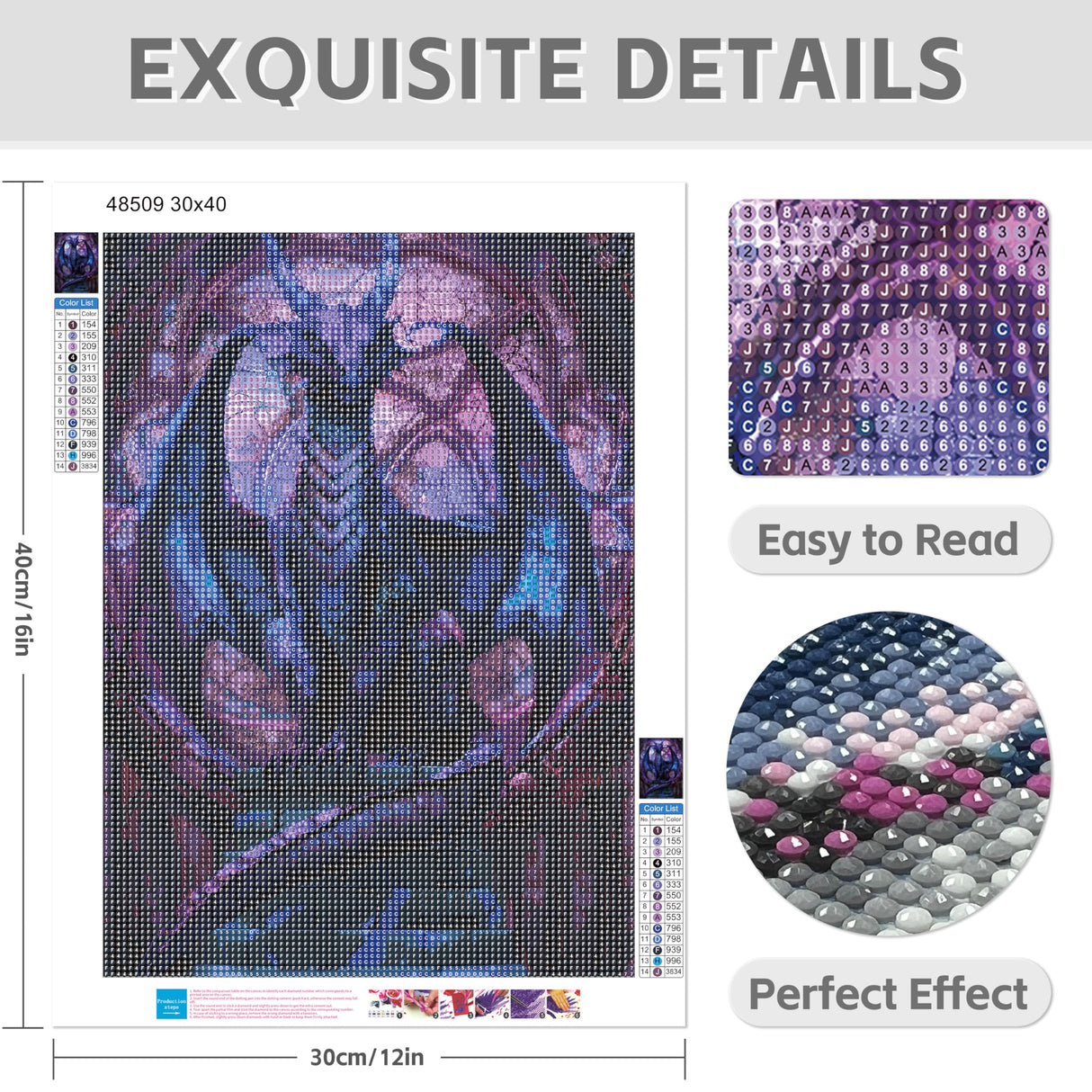 Diamond Art Kits for Adults, 5d DIY Full Drill Fantasy Dragon In Cathedral Diamond Painting Kits for Adults Beginner, Diamond Painting Art Craft Kits for Adults, Wall Home Decor(No Frame) 12x16 In TZTTZT