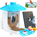 Osoeri Smart Bird Feeder with Camera, 1080P HD AI Identify Wild Bird Watching Camera, Auto Capture Bird Videos & Motion Detection, DIY Add-ons & Osoeri