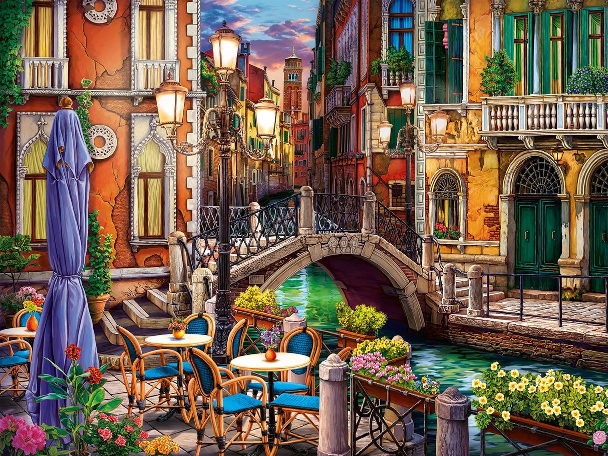 Ravensburger Venice Twilight Jigsaw Puzzle - Large Format 750 Piece Puzzle for Adults | Unique Softclick Technology | Vibrant Matte Finish | FSC Certified Materials | 31.5 x 23.5 inches Ravensburger