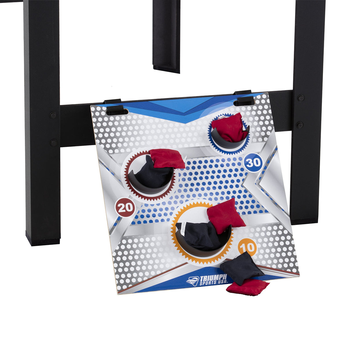 Triumph 13-in-1 Combo Game Table Includes Basketball, Table Tennis, Billiards, Push Hockey, Launch Football, Baseball, Tic-Tac-Toe, and Skee Bean Bag Toss Triumph Sports