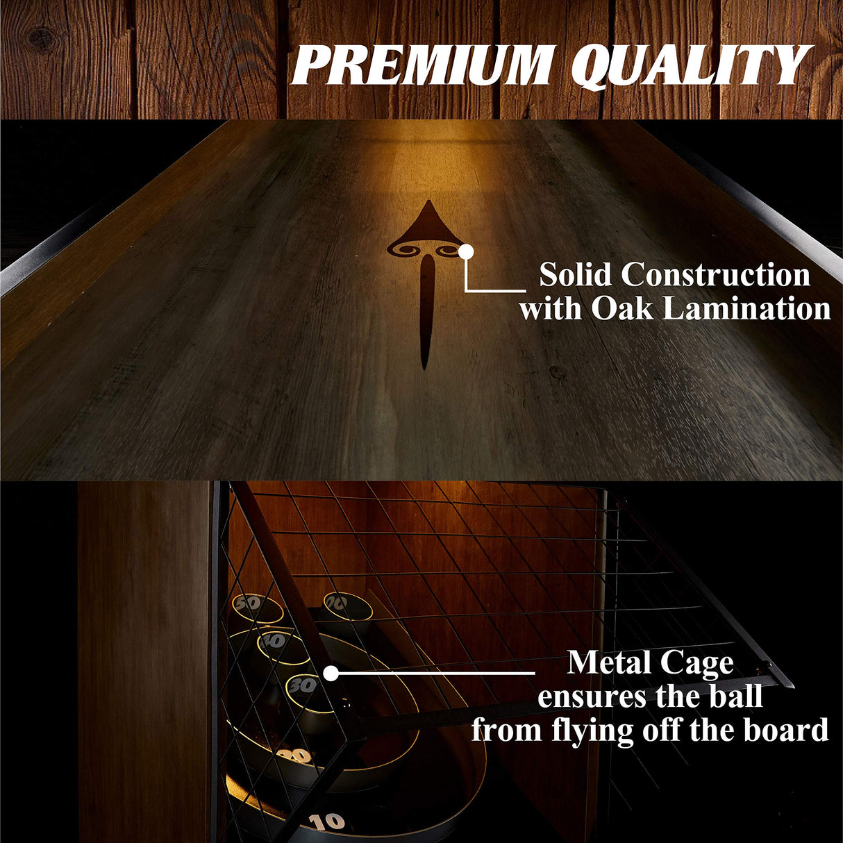 Barrington Billiards Roll and Score Game Set, 10' Vintage Games