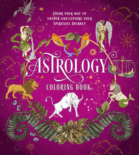 Astrology Coloring Book: Color Your Way to Unlock and Explore Your Spiritual Journey (Chartwell Coloring Books) WoodArtSupply