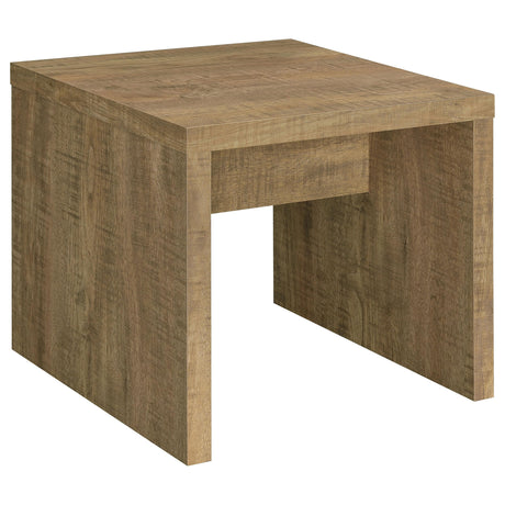 Coaster Home Furnishings Lynette Square Engineered Wood End Table Mango Coaster Home Furnishings
