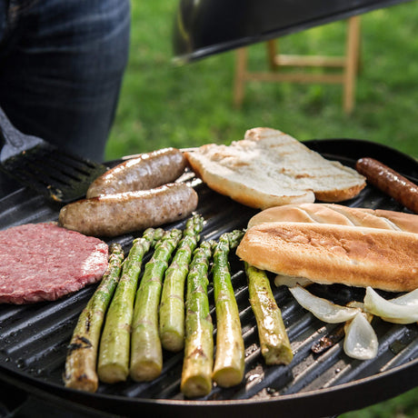 George Foreman Indoor/Outdoor Electric Patio Grill, Apartment Approved, 15-Serving, Removable Stand, Black George Foreman