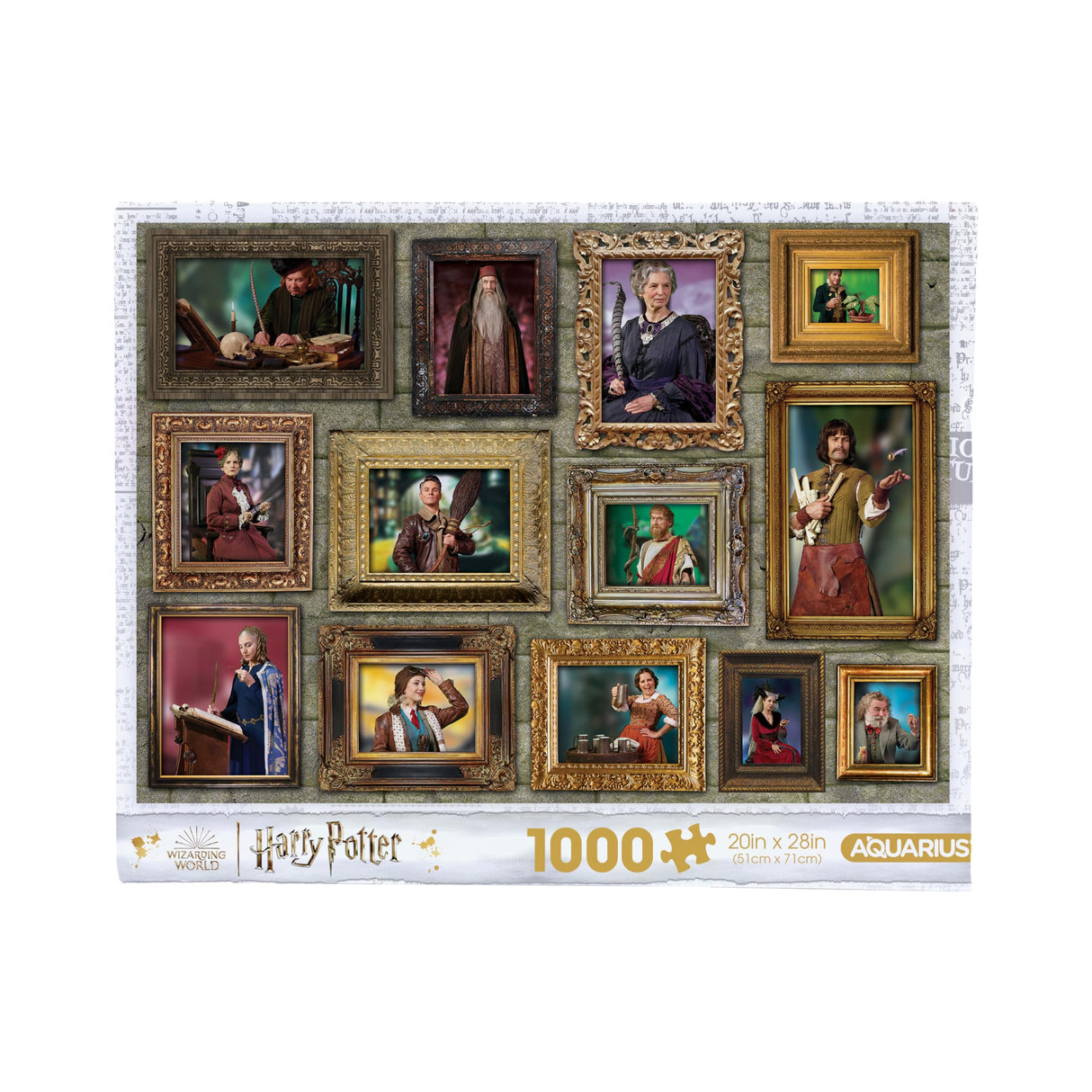 AQUARIUS Harry Potter Witches & Wizards 1000pc Puzzle (1000 Piece Jigsaw Puzzle) - Glare Free - Precision Fit - Officially Licensed Harry Potter Merchandise & Collectibles - 20x28 Inches AQUARIUS