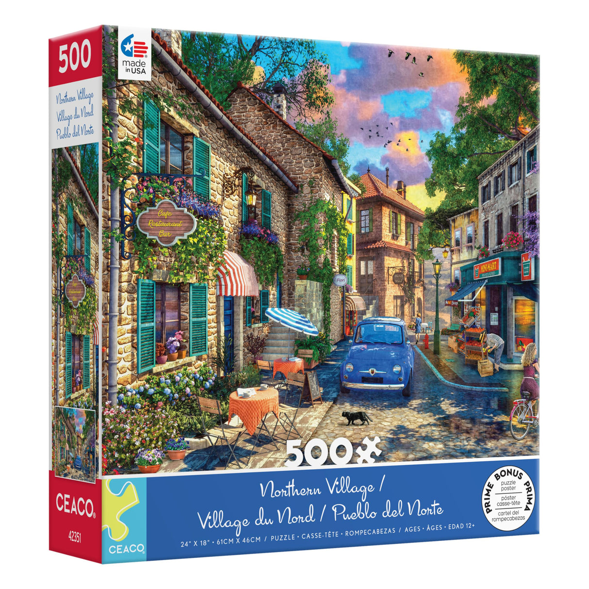 Ceaco - Around The World - Northern Village - 500 Piece Jigsaw Puzzle Ceaco