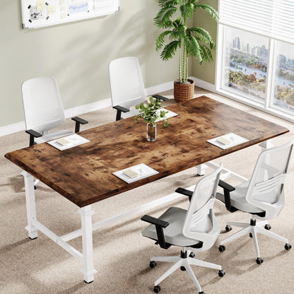 Tribesigns 62-Inch 5 ft Office Conference Table, Large Conference Room Table, Modern Seminar Table for Meeting Room - WoodArtSupply