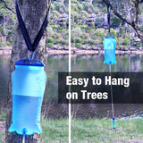 SimPure Gravity Water Filter, Portable Gravity-Fed Water Purifier with 3L Gravity Bag, Tree Strap, BPA Free Survival Gear and Equipment for Camping Hiking Emergency Preparedness SimPure