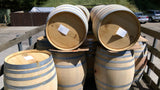 CUGHYS Used Wine Barrel Solid Oak from Napa Valley by Wine Barrel Creations9 Wine Barrel Creations