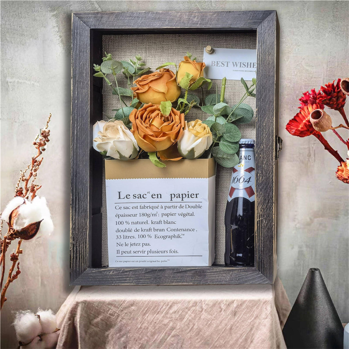 Houstimi Black 11x16 Large Shadow Box Frame Deep Shadow Box with Shelves Pet Memorial Shadow Box Display Case with Linen Back for Handicrafts,Picture Frames,Medals,Coins,Pins Collection and More Houstimi