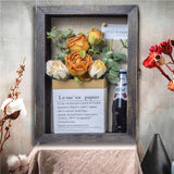 Houstimi Black 11x16 Large Shadow Box Frame Deep Shadow Box with Shelves Pet Memorial Shadow Box Display Case with Linen Back for Handicrafts,Picture Frames,Medals,Coins,Pins Collection and More Houstimi