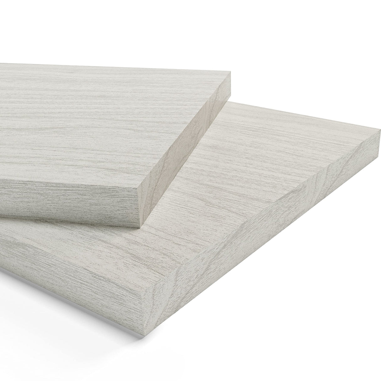 LINSY HOME 2-Tier Bookcase and Bookshelf, Small Wood Display Storage Shelves Farmhouse Bookshelf for Home Office, Living Room, Bed Room - White Oak LINSY HOME