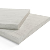 LINSY HOME 2-Tier Bookcase and Bookshelf, Small Wood Display Storage Shelves Farmhouse Bookshelf for Home Office, Living Room, Bed Room - White Oak LINSY HOME