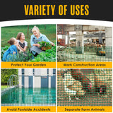 Houseables Fencing, Temporary Fence, Deer Fence, 4x100' Feet, 10.55 lb/roll, Green Plastic Fencing, Temporary Fencing for Yard, Snow Fence, Plastic Fence Roll, Chicken Fence Mesh, Construction Fencing Houseables