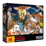 RoseArt - Kodak Premium - Night Owls - 1500 Piece Jigsaw Puzzle for Adults RoseArt