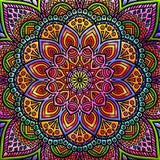 Diamond Paintings Kits for Beginners,Full Round Drill Diamond Arts Kits for Adults,Mandala Flower Paint by Diamond,5D DIY Diamond Painting Dot Gem Art, for Home Wall Decor 13.8x13.8 Inch GXGLLPZBY