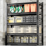 Phonando 72" Hx36 Wx16 D 5-Tier Garage Shelf, 3000 lbs Heavy Duty Storage Shelves, Easy Assembly Adjustable Stainless Shelving, Suitable for Garage Basement Office Farmhouse etc Phonando