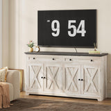 IRONCK Buffet Cabinet with Storage, Sideboard Storage Cabinet, Kitchen Cabinet with Drawers and Doors for Living Room, Dining Room IRONCK