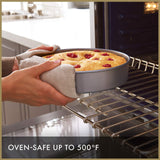 Calphalon 10-Piece Nonstick Bakeware Set, Includes Baking Sheet, Cookie Sheet, Cake Pans, Muffin Pan, and More, Dishwasher Safe, Silver Calphalon