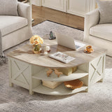 YITAHOME Farmhouse Lift Top Coffee Table with Storage, Wood Cured Center Table with Charging Station&USB Port, Living Room Table w/Large Hidden Space, for Bedroom, Home Office, Grey Wash YITAHOME