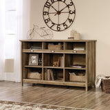 Sauder Adept Storage Credenza/Pantry Cabinet, L: 58.19" x W: 17.17" x H: 36.26", Craftsman Oak finish Sauder