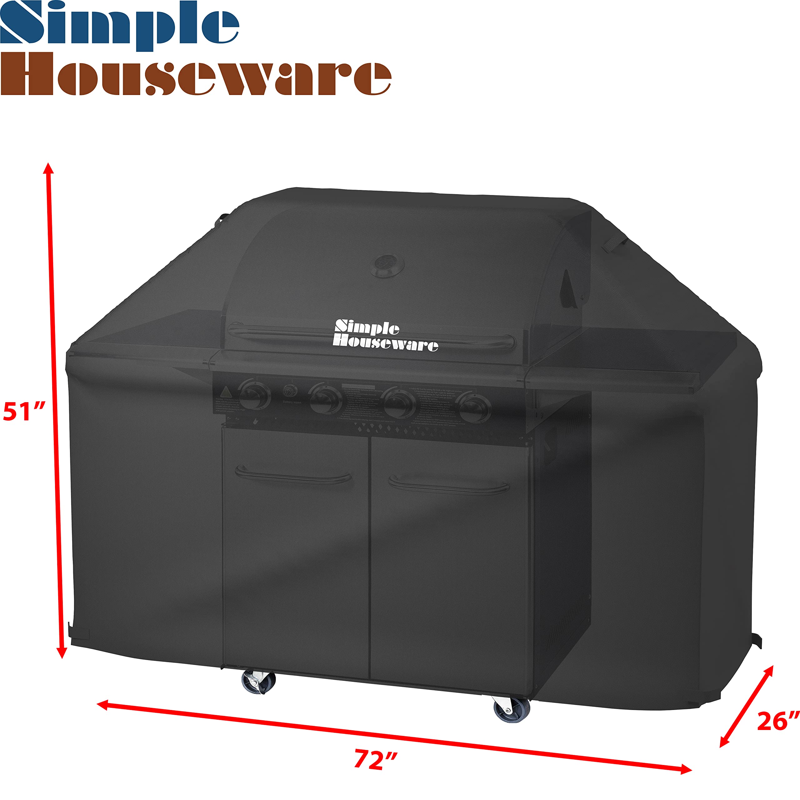 Heavy Duty BBQ Grill Cover - Thumbnail 2