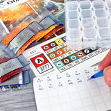 ArtSkills Diamond Painting Kit, Diamond Art on Framed Canvas with Gem Storage Case and Accessory Kit, Beach, 3 Stretched Canvas Panels, 14” x 7” Each ArtSkills