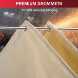 2 Pack Welding Blanket 4x6 ft - Heavy Duty Fiberglass Heat Resistant Fabric, 1022 °F Fire Resistant Blankets, High Temp Insulation Blanket for Industrial, Smoker, Camping, Grill kanhiro