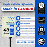 Grizzl-E 48A Ultimate Level 2 Fastest 48A Electric Vehicle (EV) Charger, UL Tested and Certified, Metal Case, Indoor/Outdoor Electric Car Fast Charging Station, Hardwired, Ultra Edition, J1772 Grizzl-E